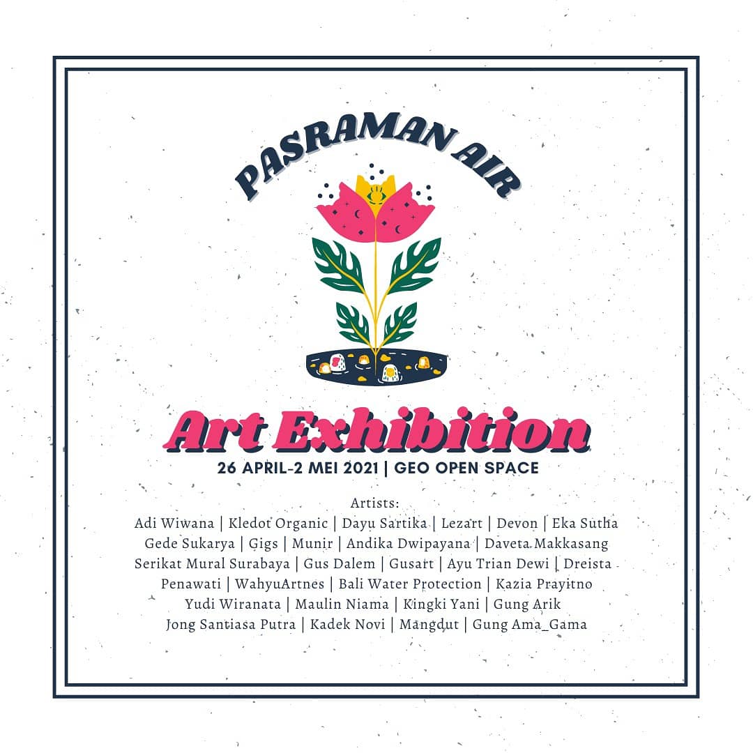 Poster Pameran "Pasraman Air: Aji Toya"